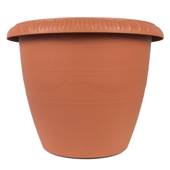 Кашпо пластм. "Lе Jardin"13л d верха 350мм h290мм дрен.реш.,п/корн.вент.,Кол. Террак.105-4К*1/10