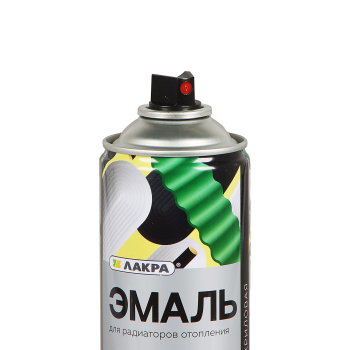 Эмаль-аэрозоль белый матовый для радиаторов 520 мл Лакра 1007 *12