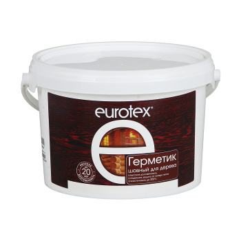 Герметик шовный для дерева 3 кг, Еurotex, белый