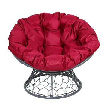 Кресло садовое "Папасан" цвет серый, подушка микс, d=97*97*75см, до 150кг М-групп *1