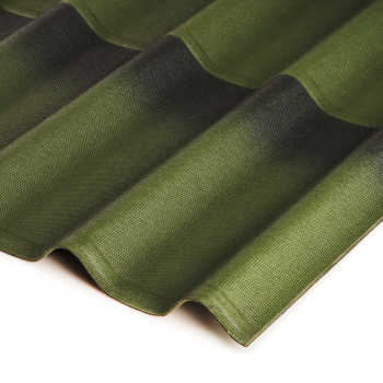 Черепица Ондулин 1950х960х3.3 мм, 1.9 м², зеленый Черепица Ондулин 1950х960х3.3 мм, 1.9 м², зеленый