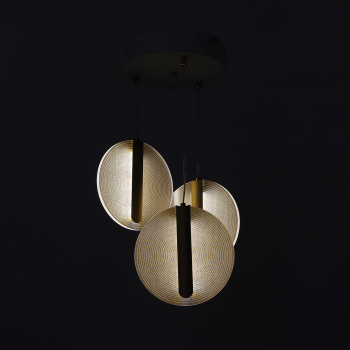 Люстра S2114/3 WT LED 3000К-6500К (h=800, d=280) б/пульта VERNER LIGHTING *1