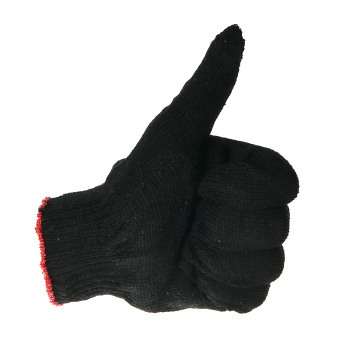 Перчатки ХБ б/покр 10кл (5 нитей) 44гр СТАНДАРТ черные (594Р) *10/200/400 Перчатки ХБ б/покр 10кл (5 нитей) 44гр СТАНДАРТ черные (594Р) *10/200/400