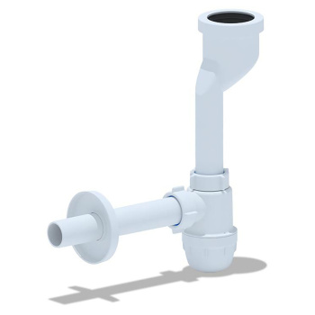 Сифон для писсуара "Ани" с выходом на 32 и прямой трубой U1003 *1/30