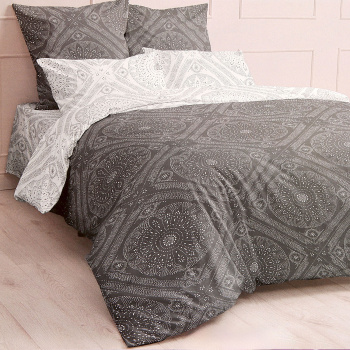 Постельное белье евро поплин Мастерская снов 21112-1, наволочки 70*70см - 2шт *1/8