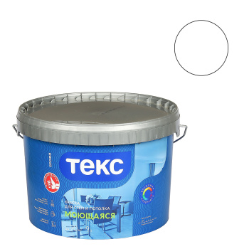 Краска акриловая для стен и потолков 9 л ТЕКС "Профи" моющаяся База A *1/44
