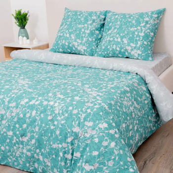 Постельное белье евро бязь Василиса 71188/1 Авиньон, наволочки 70*70 - 2шт *1/5