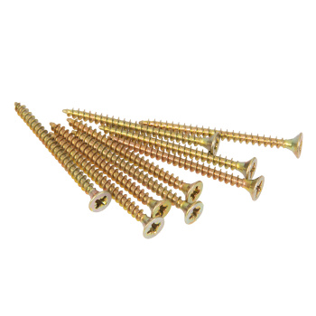 Шурупы жёлтые BROZEX пакет 4*50 (20шт) *10/100