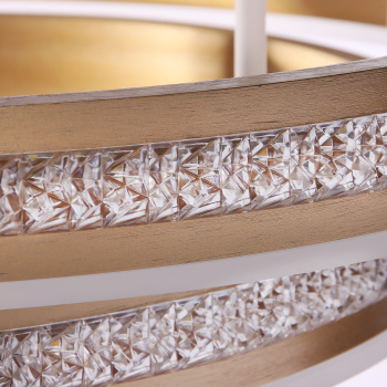 Люстра Verner Lighting YH540/3, 3000-6500 К, пульт д/у, белый/золото