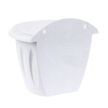 Кашпо пластм. настенное "Фелиция" 3,5л 240x17500мм h207мм Мрамор С122М ("Мартика")*1/32