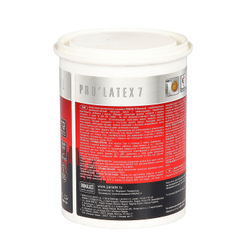 Краска латексная для стен и потолков PARADE E7 PRO LATEX, 0.9 л, база А, моющаяся, шелк-матовая