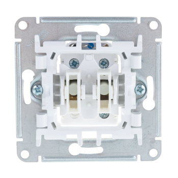 Механизм выключателя "ATLAS DESIGN" 2кл. карбон с подсветкой 10АХ SchE ATN001053 *5/20