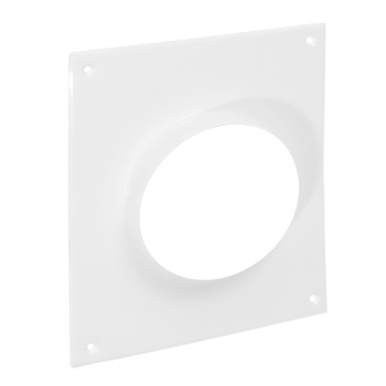 Площадка торцевая для воздуховода Ø120мм 120ПТР (решетка, 196х236мм) *1/30