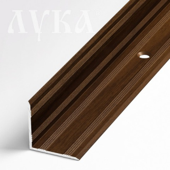 Порог-угол внутренний 20х20х900 мм Лука ПУ 05-1, венге