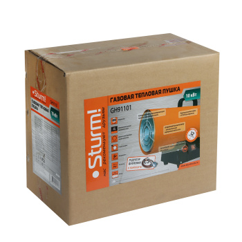 Тепловая пушка газовая Sturm GH91101 (10кВт,330м3/ч,300м3,пьезоподжиг) *1