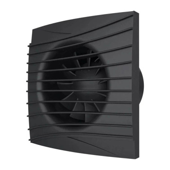 Вентилятор 100 SILENT 4C ERA matt black (Ø100мм, обратн.клапан, 90м3/ч, 155х155мм) *1