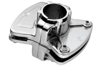 Держатель панели горизонт.двусторон.хром JF-31 *1/100