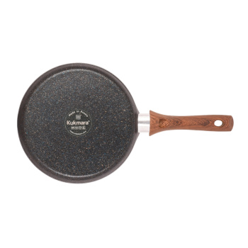 Сковорода алюм. а/приг.литая Kukmara "Granit ultra INDUCTION" blue Блинная d22см сбгги222а*1/10