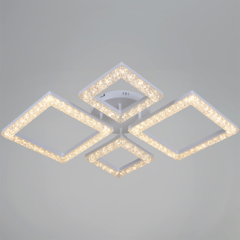 Люстра 88120-0.3-2+2C WH LED 3000-6500К 88W ПДУ ПДУ+диммер S=16м2 *1 Люстра 88120-0.3-2+2C WH LED 3000-6500К 88W ПДУ ПДУ+диммер S=16м2 *1