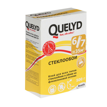 Клей для стеклообоев Quelyd, 35 м², 500 г
