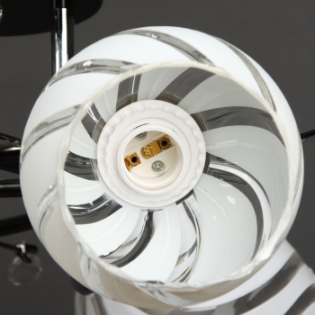 Люстра Verner Lighting А2312/3, 40 Вт, Е27, 3 лампы, черный/хром