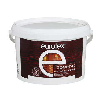 Герметик шовный для дерева 3 кг, Еurotex, сосна