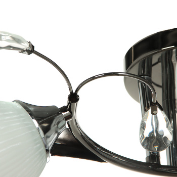 Люстра Verner Lighting А2648/5, 40 Вт, Е27, 5 ламп, черный/хром