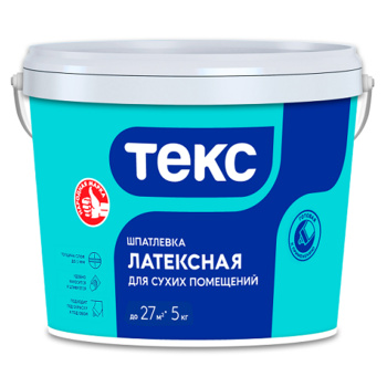 Шпатлевка латексная 1.5 кг Текс Профи