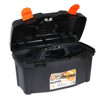 Ящик д/инструмента пластм. "Blocker Master 19" черный/оранжевый BR6003ЧРОР *1/8