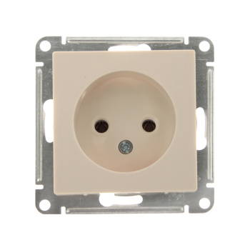 Механизм розетки 1-м СП ATLAS DESIGN без заземл. 16А беж. SchE ATN000241