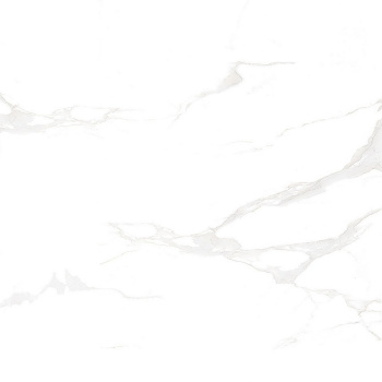 Керамогранит 1.44 м² Steppe Ceramics Statuario 00-00074054, 598х598х9.5 мм, матовый, белый