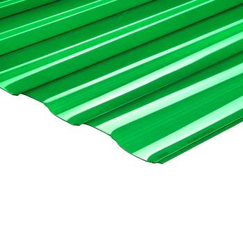 Поликарбонат 0.8 мм профилированный С-8-У стандарт, 1.05х2 м, зеленый Поликарбонат 0.8 мм профилированный С-8-У стандарт, 1.05х2 м, зеленый