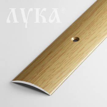 Порог-стык одноуровневый 29х1350 мм Лука ПС 04-1, дуб светлый