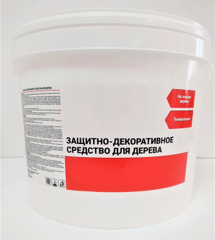 Защитно-декоративное средство для дерева акриловое орех 10 кг *1/48