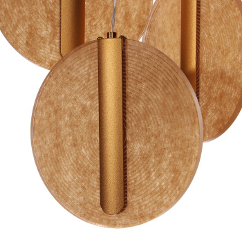 Люстра S2114/3 WT LED 3000К-6500К (h=800, d=280) б/пульта VERNER LIGHTING *1