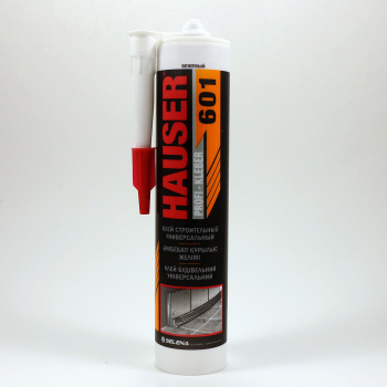 Жидкие гвозди 260 мл HAUSER 601, универсальный, бежевый