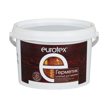 Герметик шовный для дерева 3 кг, Еurotex, палисандр