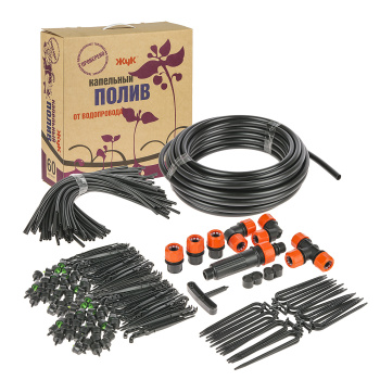 ПОЛИВ Капельный от водопровода 60 растений "ЖУК" *1/3