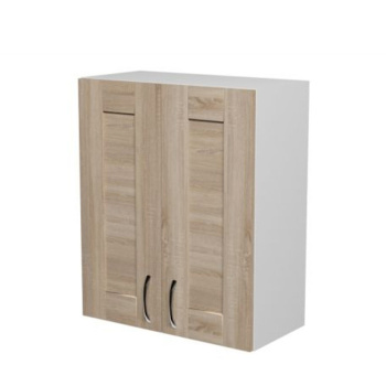 Шкаф навесной 600х718х280 мм ГЕРДА, с двумя полками, бланж