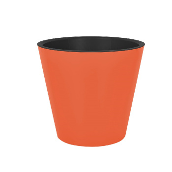 Кашпо пластм. "London" 3,3л d верха 190мм h173мм со вставкой Итал. терракот IG625110041 *1/9