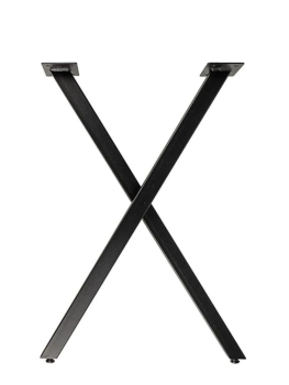 Подстолье для стола,столешницы 710*450*543мм Х-образное ЧЕРНЫЙ SANBERG *1