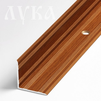 Порог-угол внутренний 20х20х1350 мм Лука ПУ 05-1, вишня