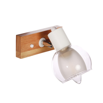 Светильник настенный (спот) N5105/1 WT+WOOD Е27 6*40Вт ( l=170;w=100;h=170) VERNER LIGHTING *1