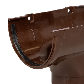 Воронка желоба 120 мм Docke Standard, светло-коричневый