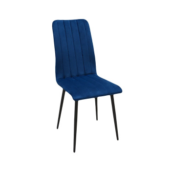 Стул FORPOST Принстон 38x89x44 см, велюр конфетти блю стоун, синий