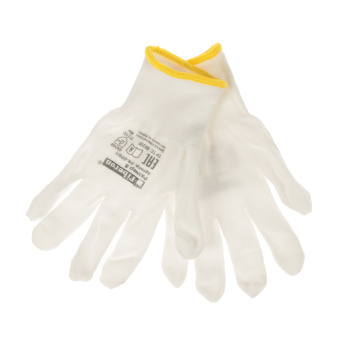 Перчатки рабочие полиэстер, белые, р-р 8(М) PR-BP011 "Fiberon" *10/300 Перчатки рабочие полиэстер, белые, р-р 8(М) PR-BP011 "Fiberon" *10/300