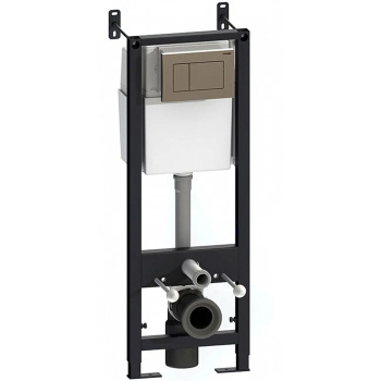 Инсталляция Jupite (комплект с клав глянц хром с подвес. унитазом Jupiter)DX77.IS10151.1738 AM.PM *1