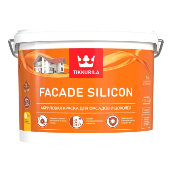 Краска акриловая фасадная 9 л Tikkurila Facade Silicon База С *1