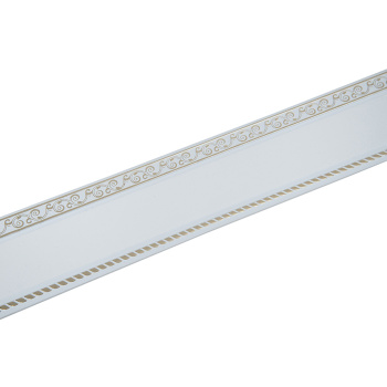 Карниз потолочный 3-рядный Белый/золото Есенин 2,4м Магеллан *1/5