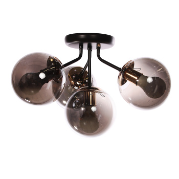 Люстра N5122/4 COFFEE+FGD Е27 4*40Вт ( h=295; d=515) VERNER LIGHTING *1